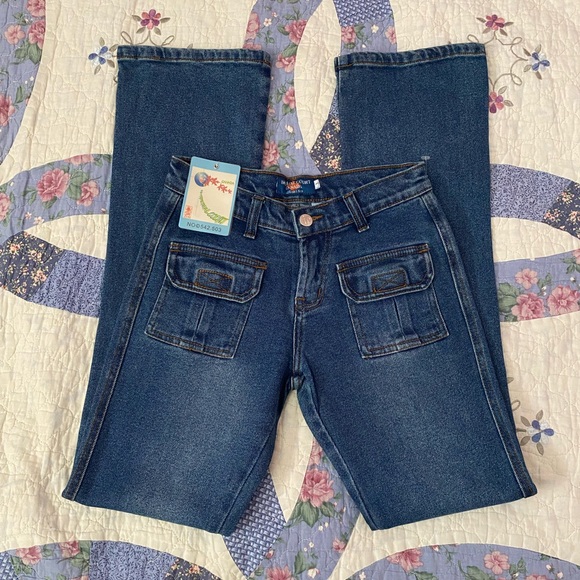 Y2K Low Rise Bootcut Jeans | Low Rise Jeans | Y2K Style Jeans | Bootcut Jeans - Picture 2 of 14